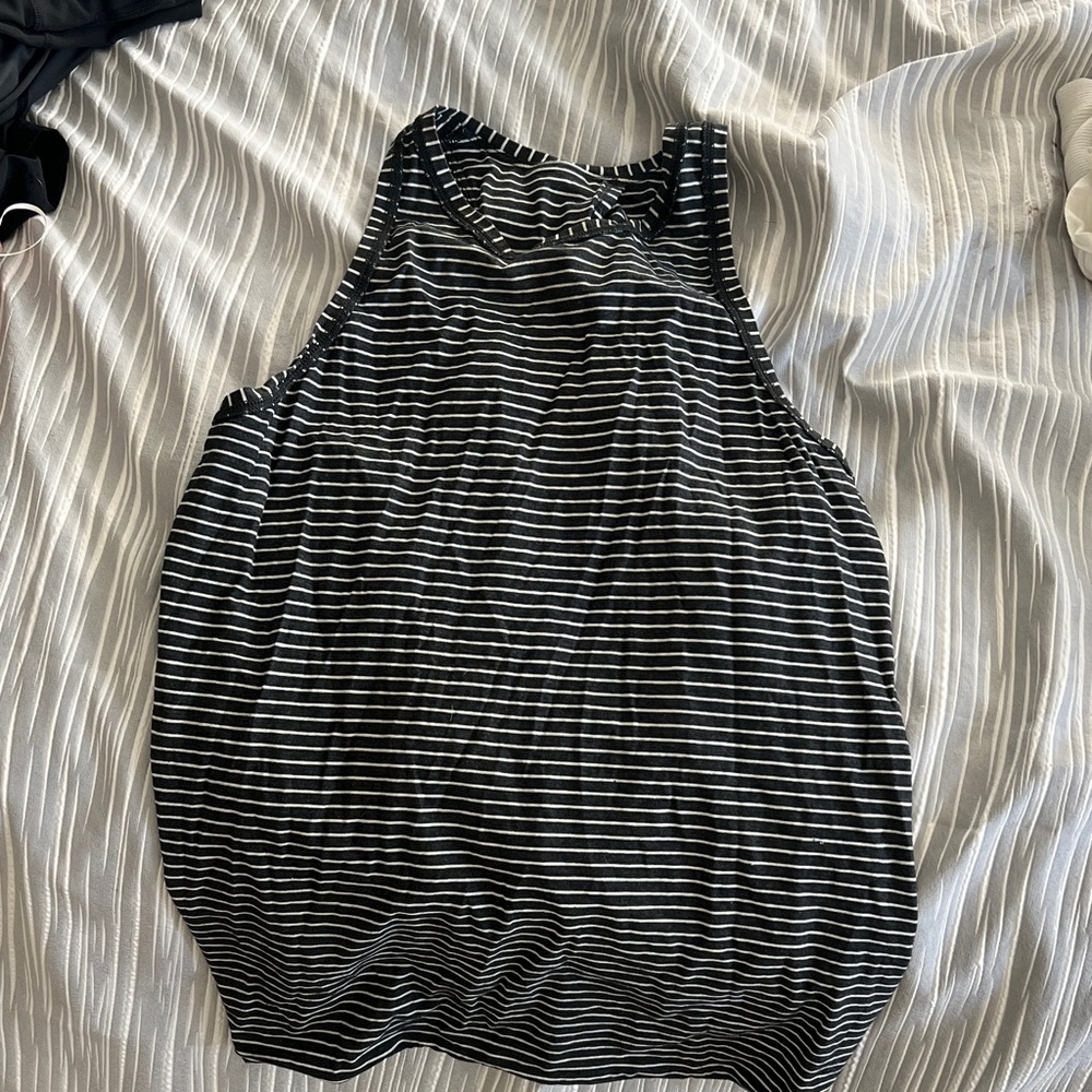 lululemon athletica Black and White  Lightweight Split-Back Training